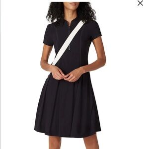 BOGNER FIRE + ICE black zip front dress